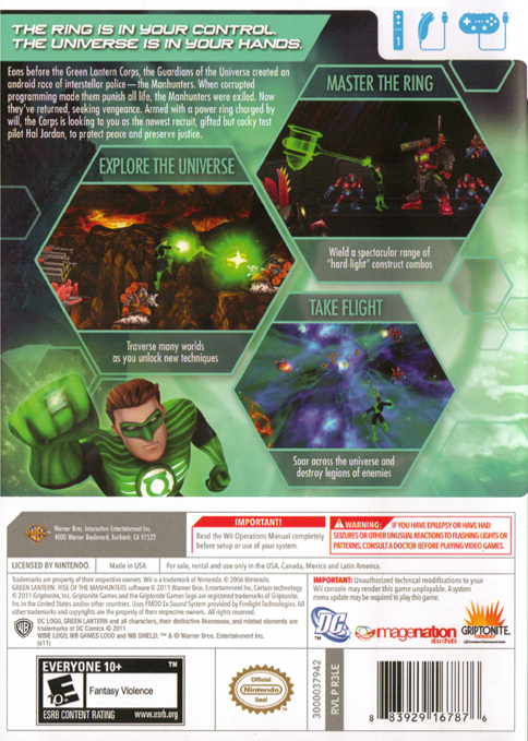 Green Lantern: Rise of the Manhunters - Wii