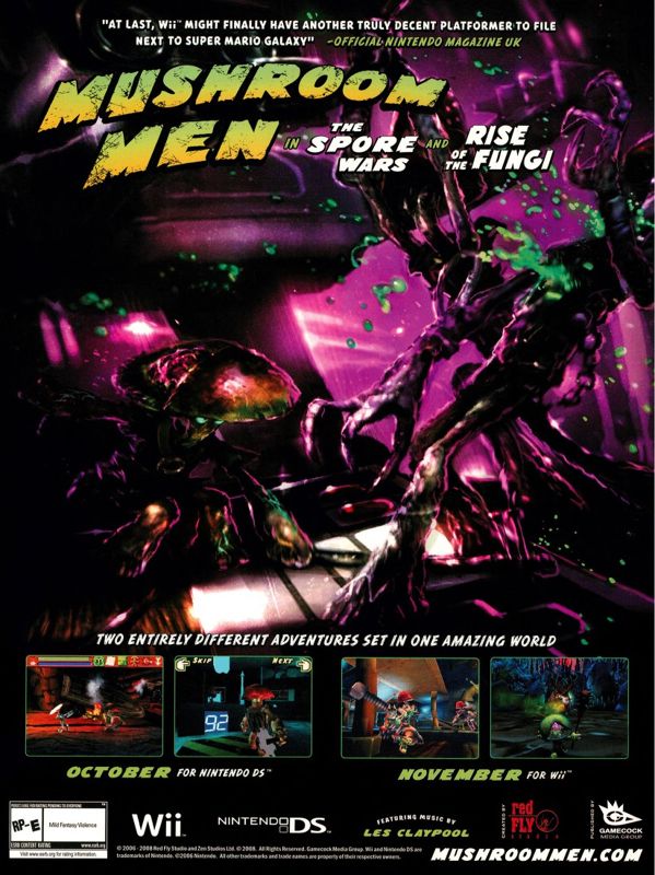 Mushroom Men The Spore Wars - Wii