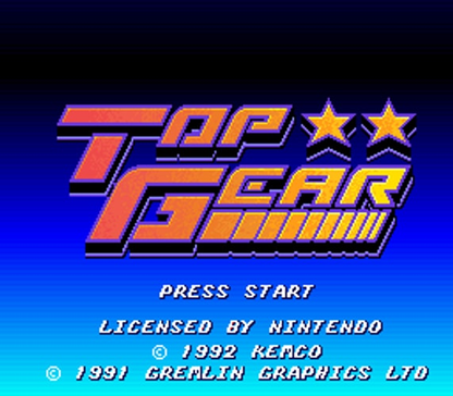 Top Gear - Super Nintendo - Retro Island Gaming