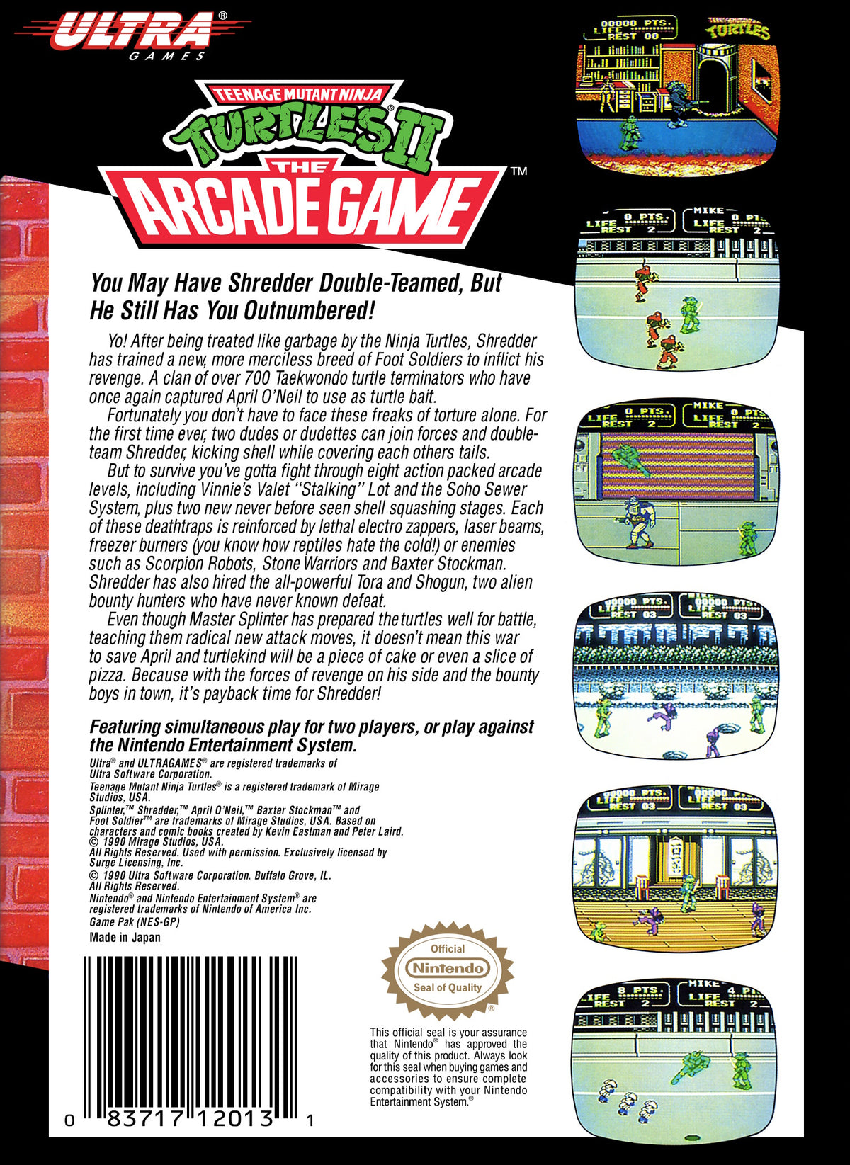 Teenage Mutant Ninja Turtles II - NES - Retro Island Gaming