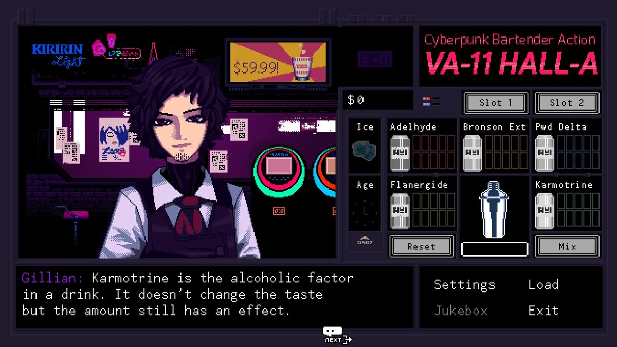 Va-11 Hall-A - Playstation 4