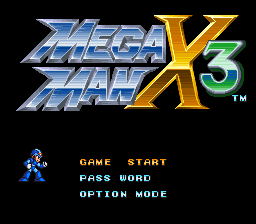 Mega Man X3 - Super Nintendo