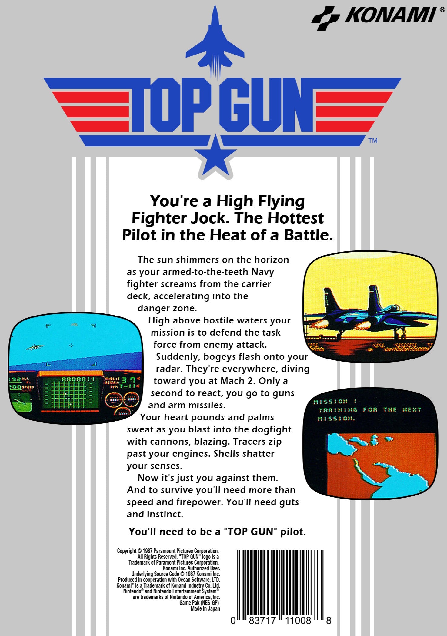 Top Gun [5 Screw] - NES