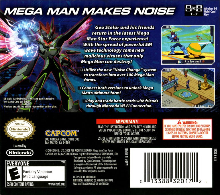 Mega Man Star Force 3 Black Ace - Nintendo DS