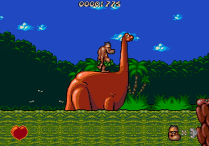 Chuck Rock - Sega Genesis - Retro Island Gaming