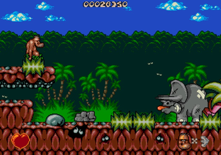 Chuck Rock - Sega Genesis - Retro Island Gaming