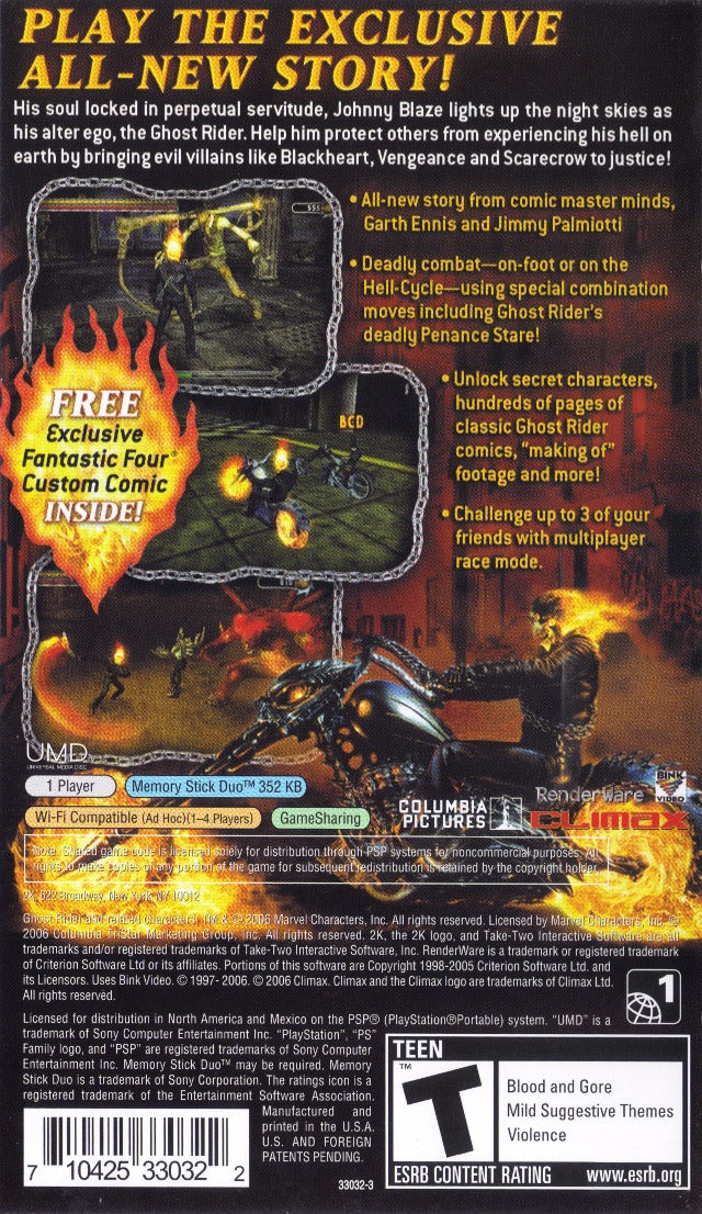 Ghost Rider - PSP
