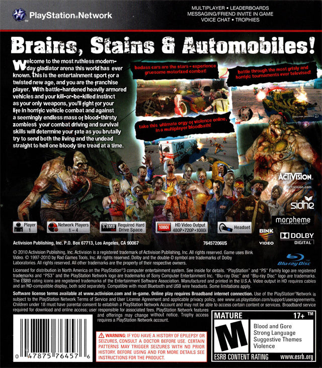 Blood Drive - Playstation 3