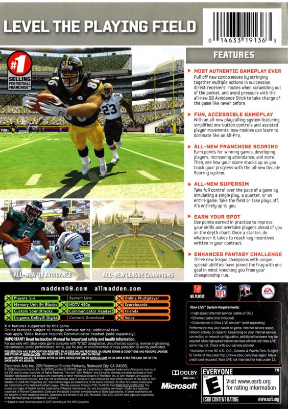 Madden 2009 - Xbox