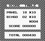 Panel Action Bingo - GameBoy - Retro Island Gaming