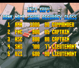 Lethal Enforcers - Super Nintendo