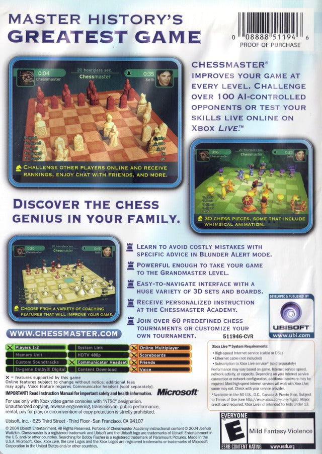 Maestro de ajedrez - Xbox