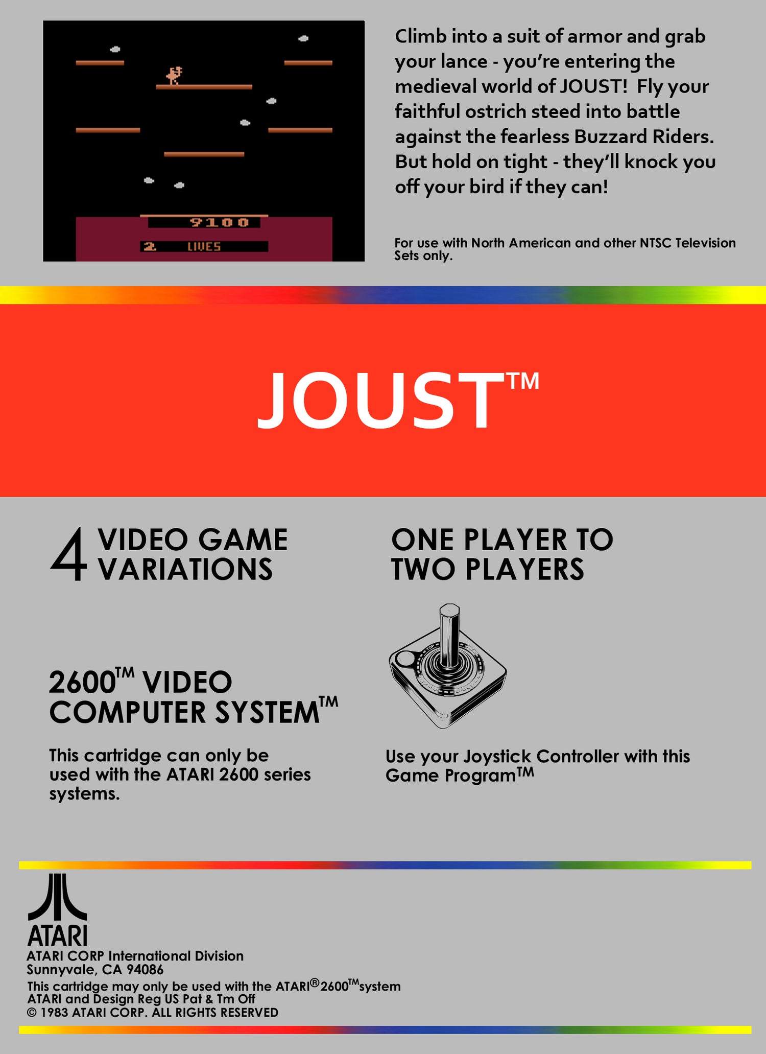 Joust - Atari 2600