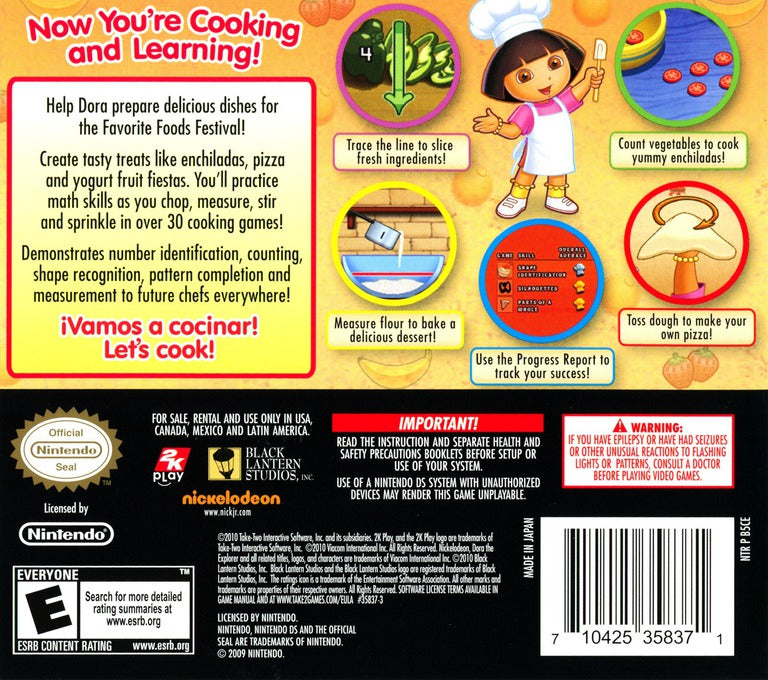 Dora's Cooking Club - Nintendo DS