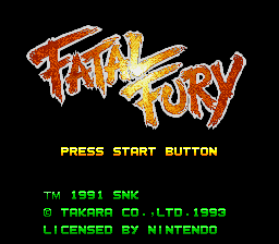 Fatal Fury - Super Nintendo