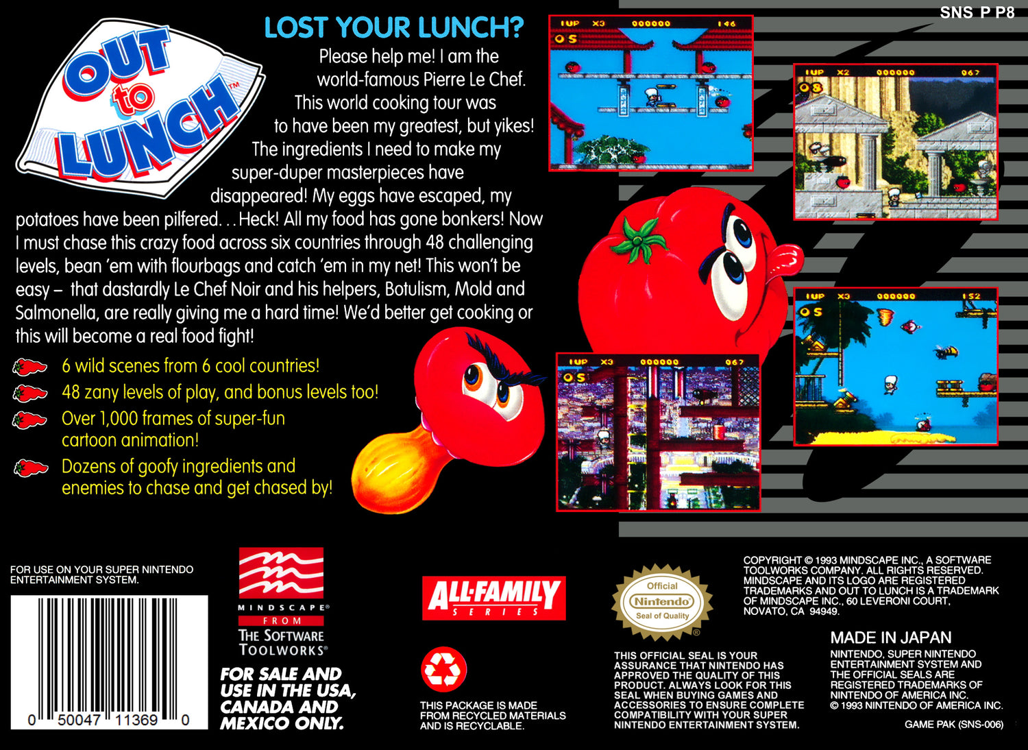 Out to Lunch - Super Nintendo
