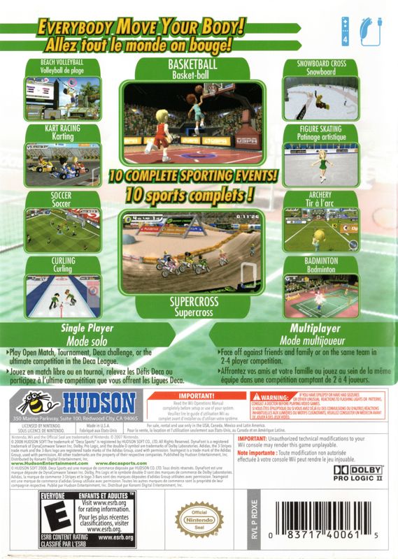 Deca Sports - Wii