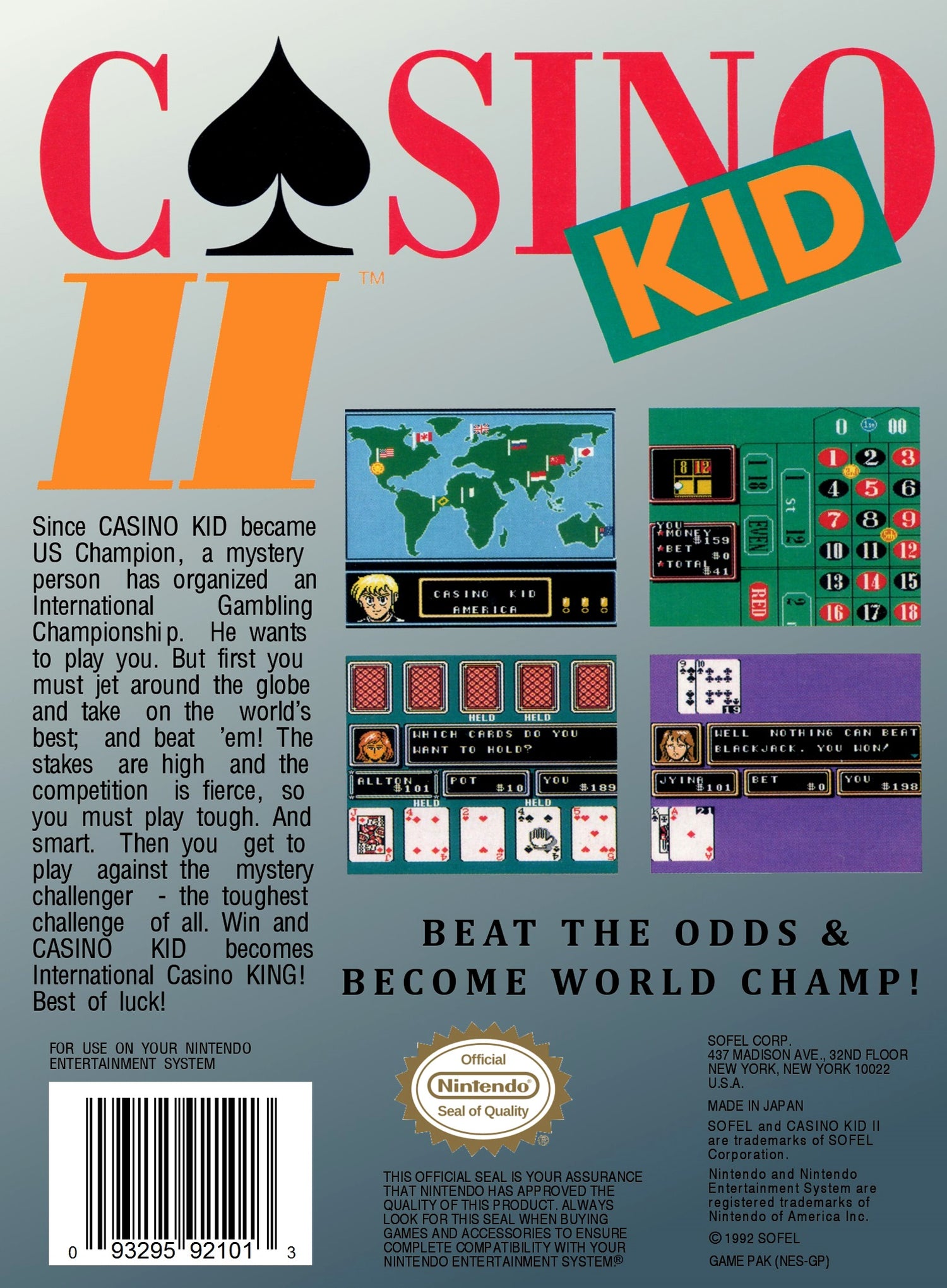 Casino Kid II - NES