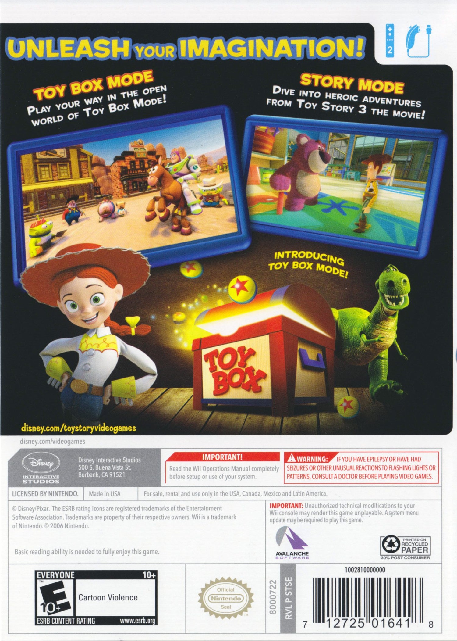 Toy Story 3: The Video Game - Wii