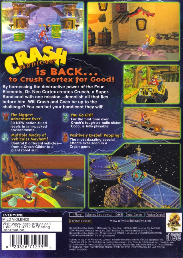 Crash Bandicoot The Wrath of Cortex - Playstation 2
