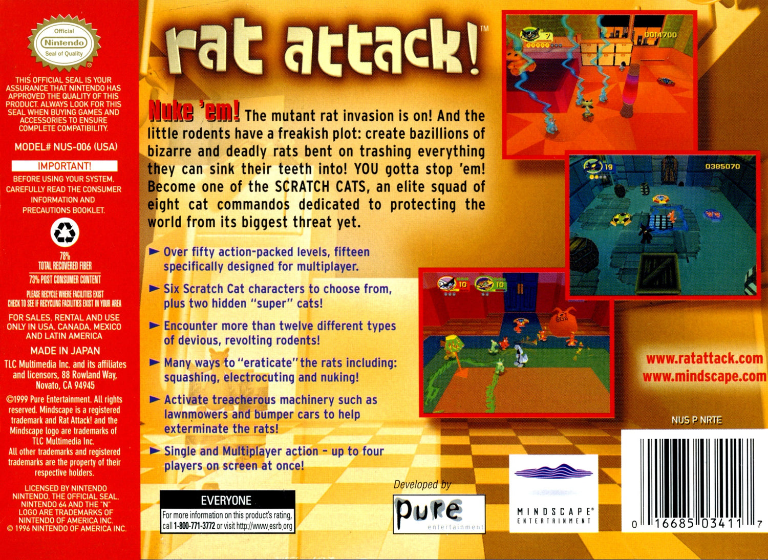 Rat Attack - Nintendo 64