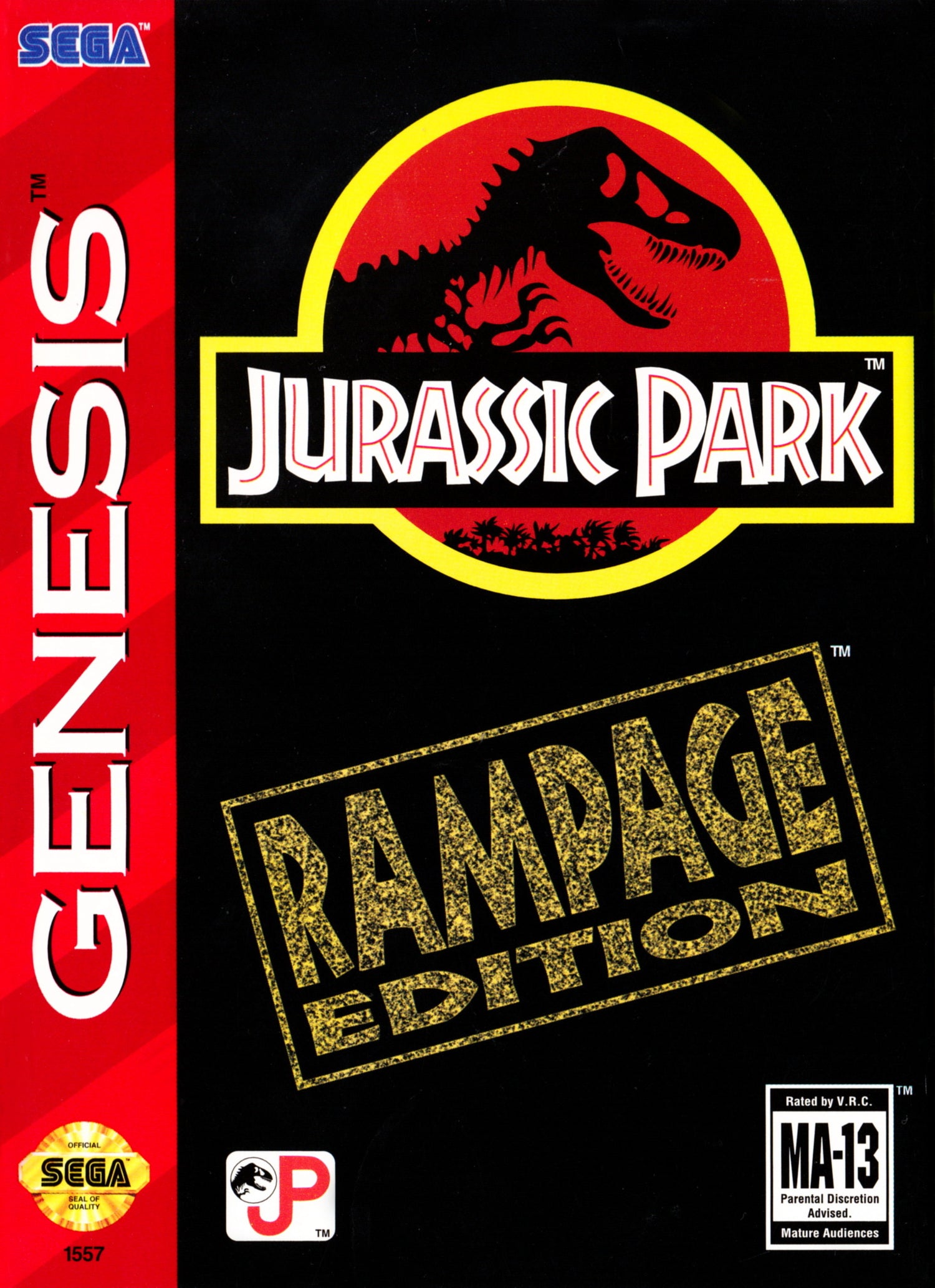 Edición Jurassic Park Rampage - Sega Génesis
