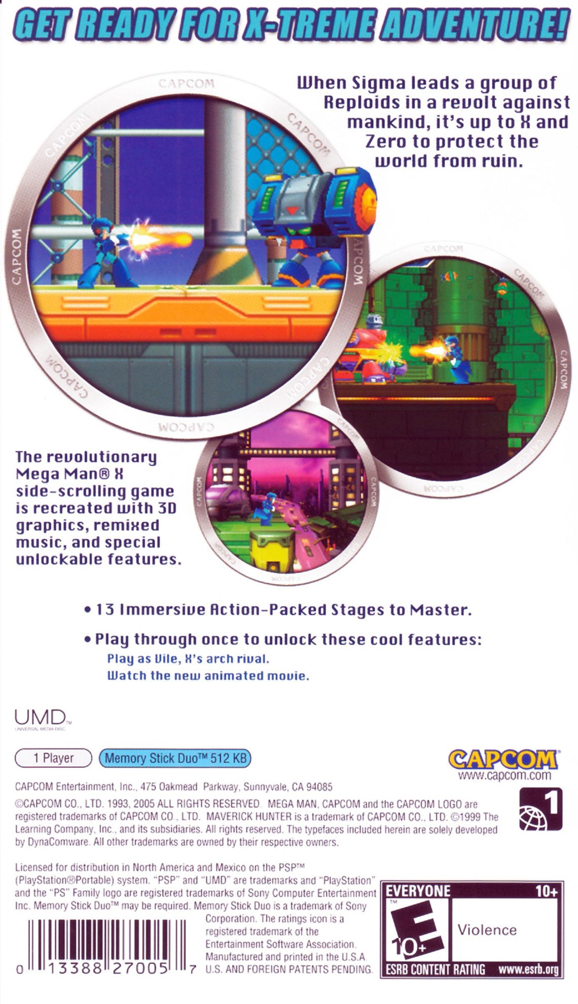 Mega Man Maverick Hunter X [Favorites] - PSP