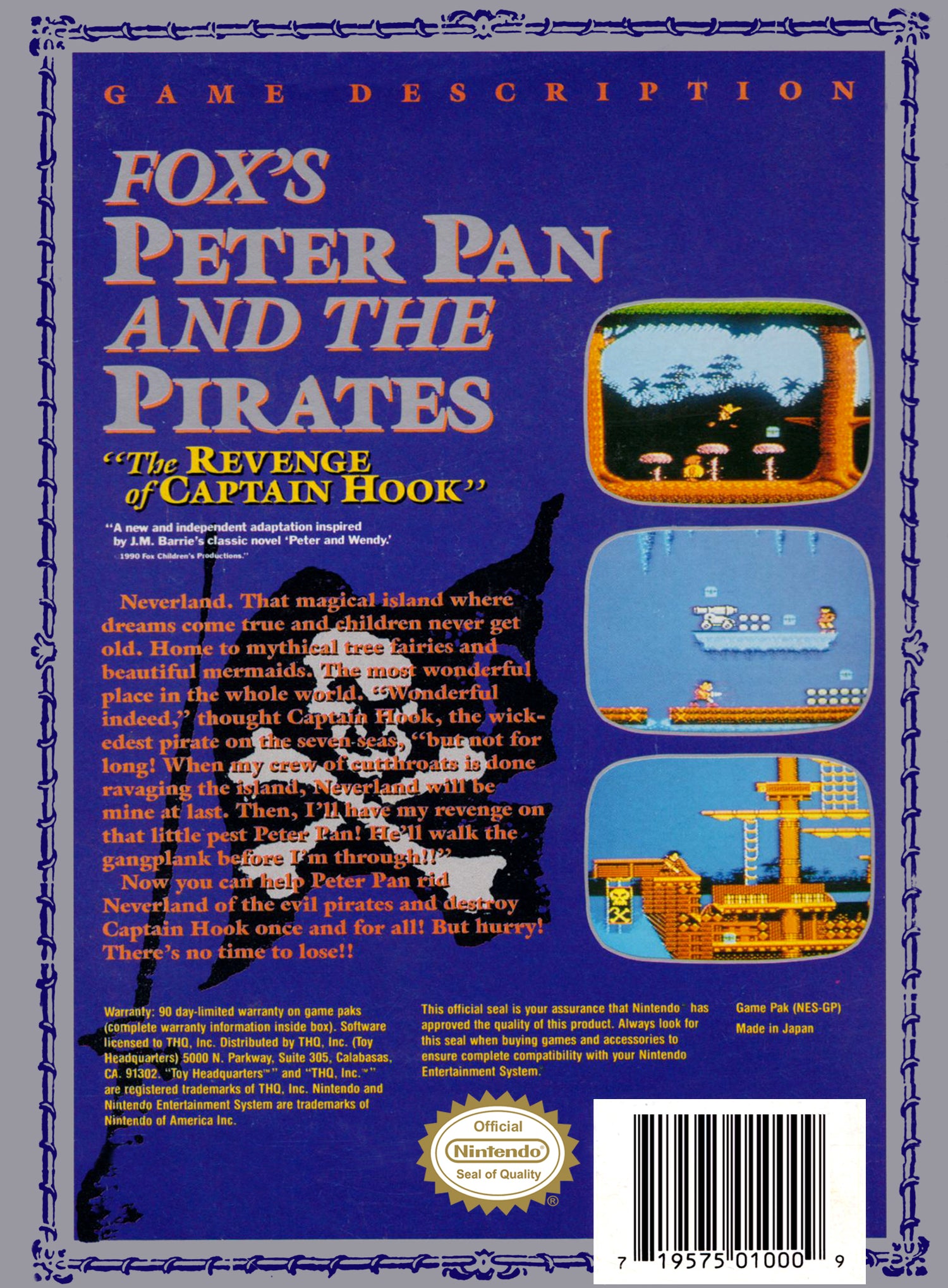 Peter Pan and the Pirates - NES