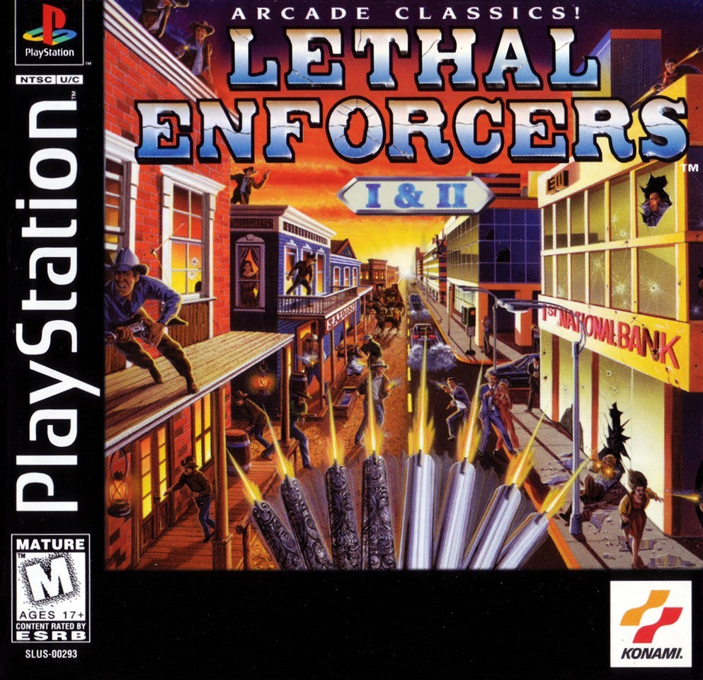 Lethal Enforcers 1 and 2 - Playstation