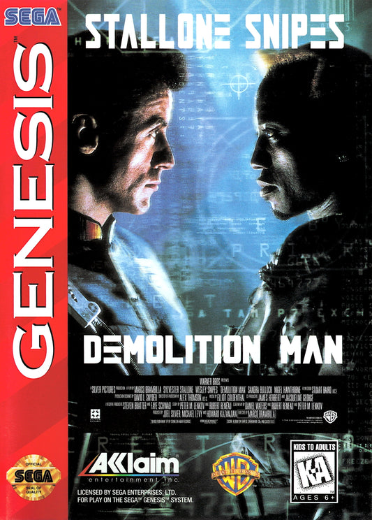Demolition Man - Sega Genesis