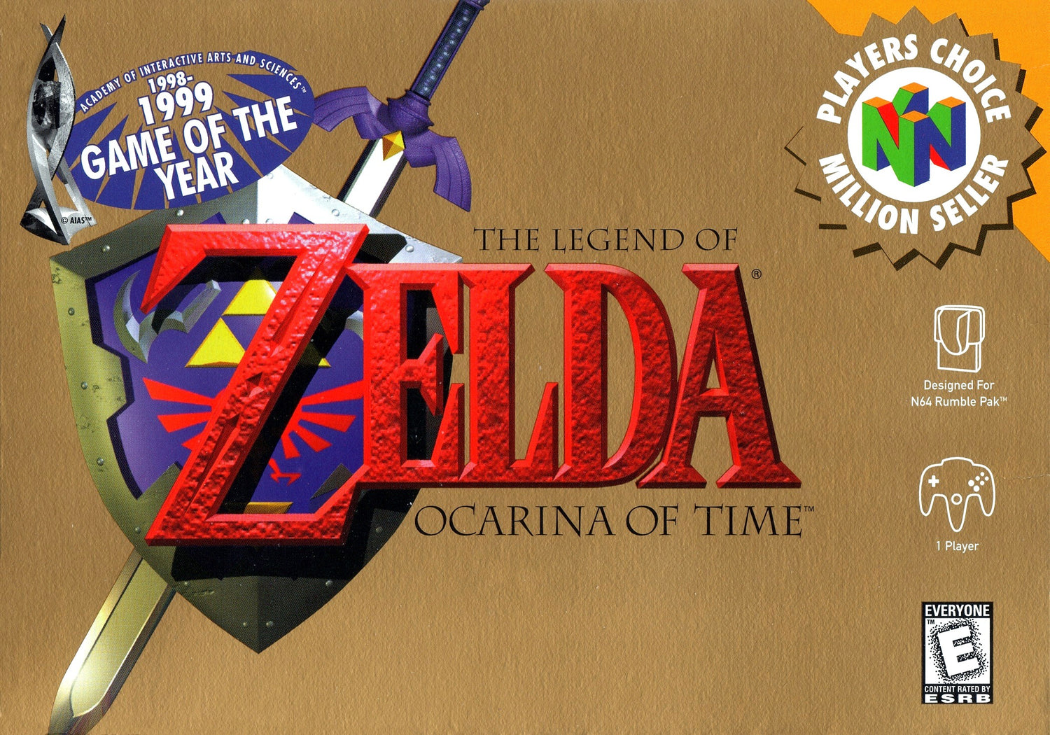 Zelda Ocarina of Time [Player's Choice] - Nintendo 64