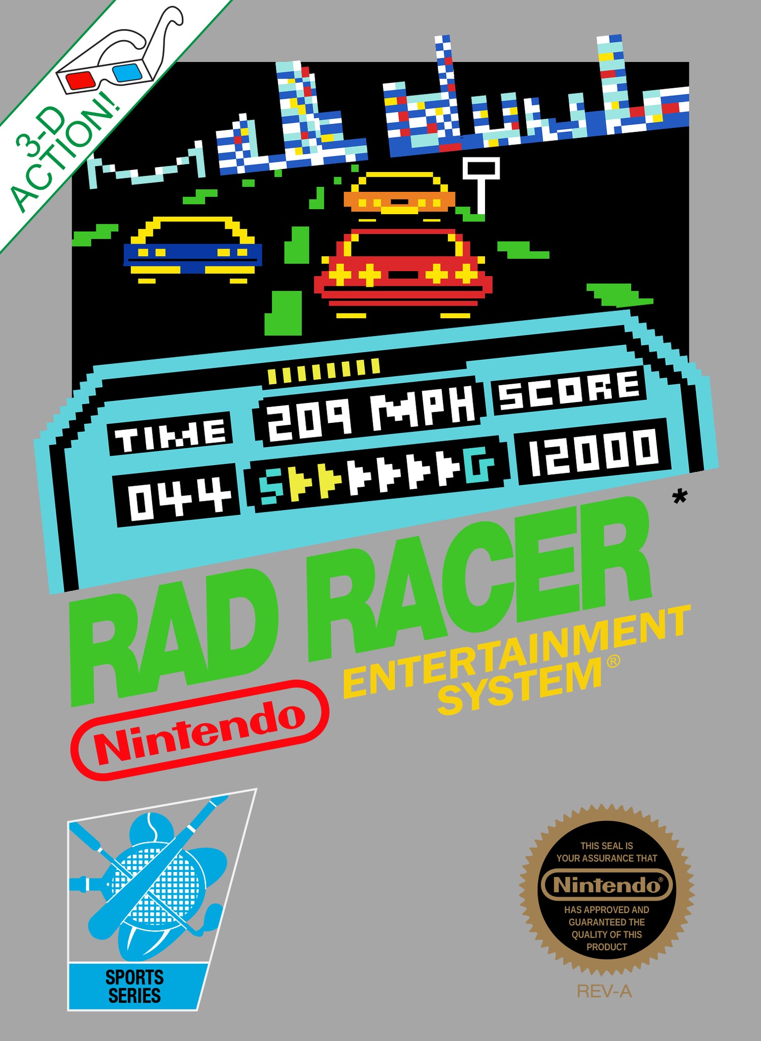 Rad Racer - NES