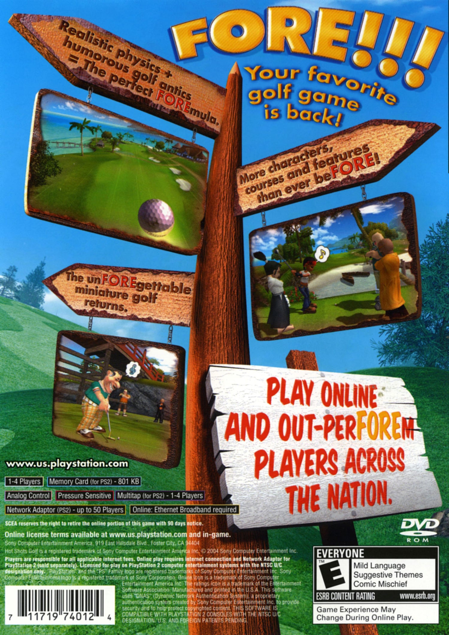 Hot Shots Golf Fore [Greatest Hits] - Playstation 2