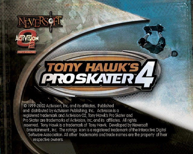 Tony Hawk 4 - Playstation 2