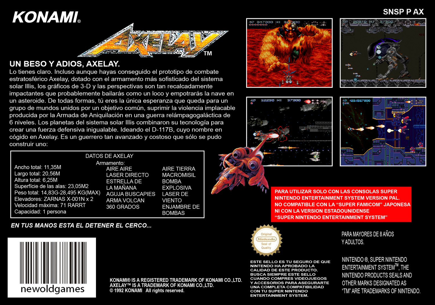 Axelay - Super Nintendo