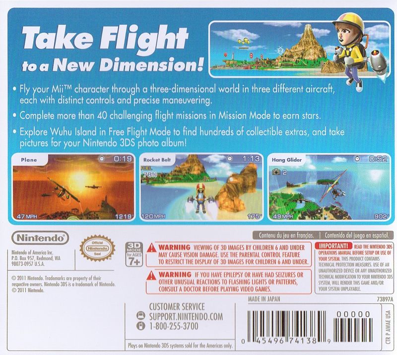 PilotWings Resort - Nintendo 3DS