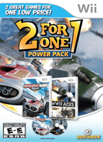 2 for 1 Power Pack WWII Aces & Indianapolis 500 Legends - Wii - Retro Island Gaming