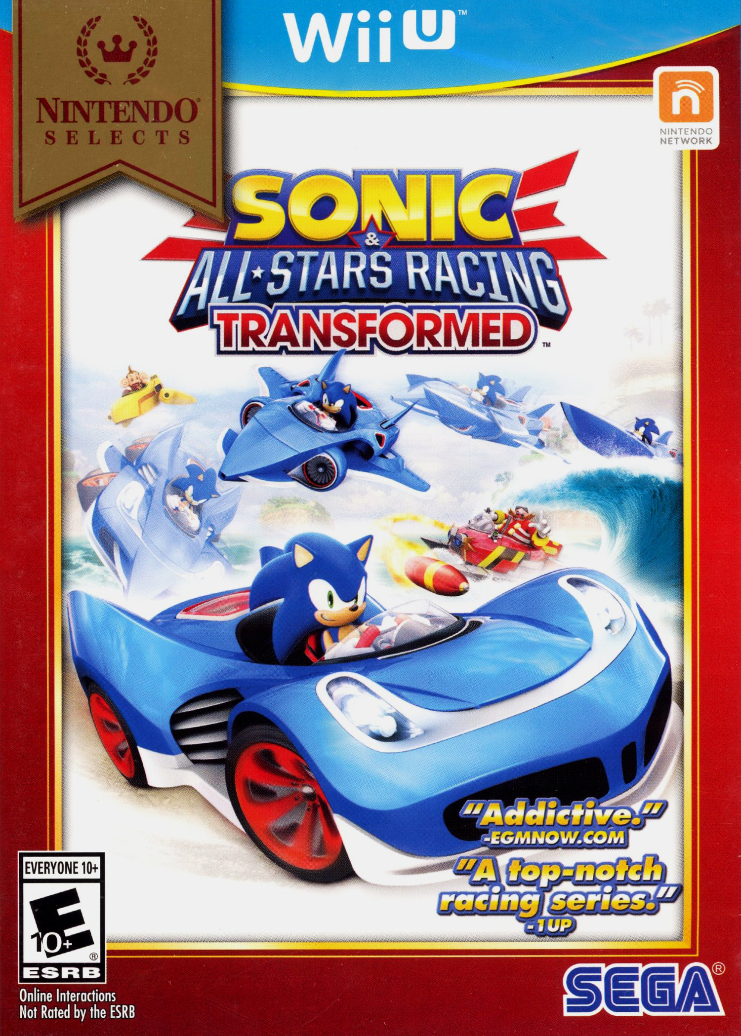 Sonic & All-Stars Racing Transformed [Nintendo Selects] - Wii U