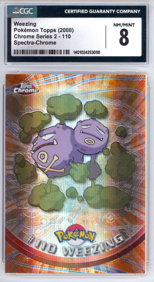 Weezing #110 - Pokemon 2000 Topps Chrome - Retro Island Gaming