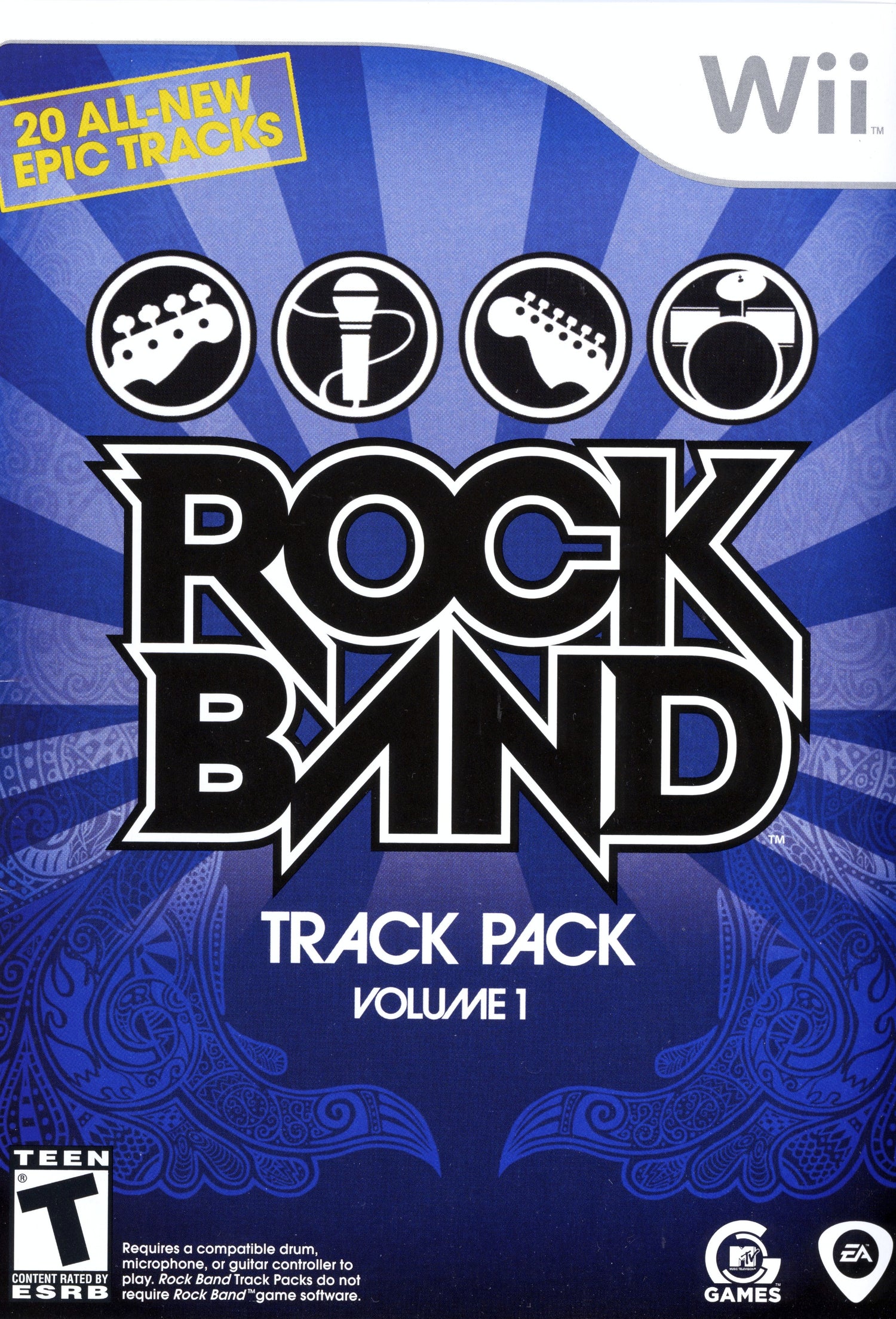 Rock Band Track Pack Volume 1 - Wii