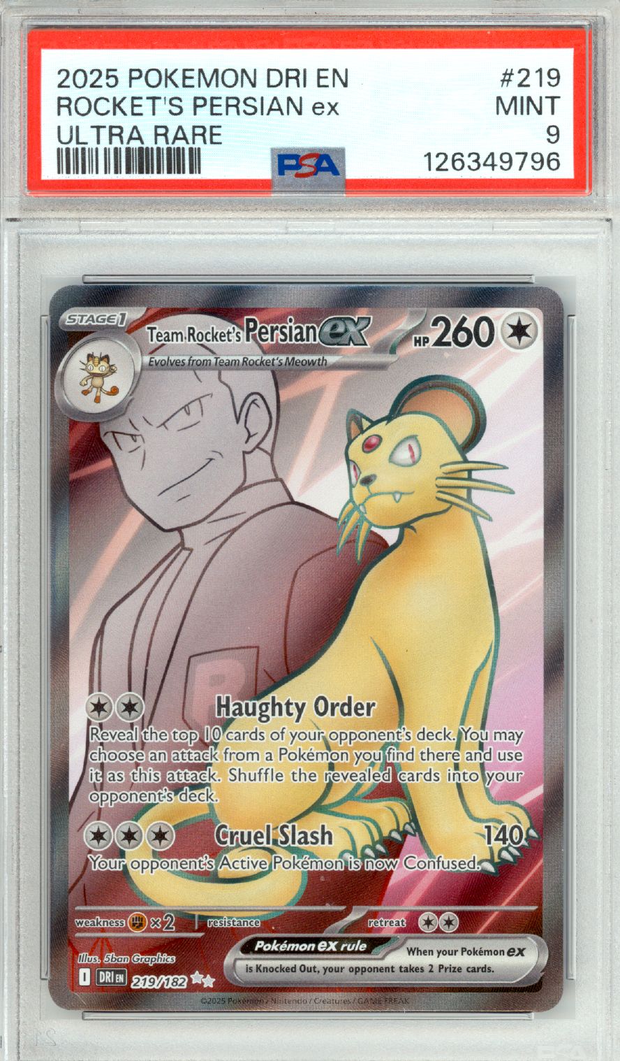 Team Rocket's Persian ex 