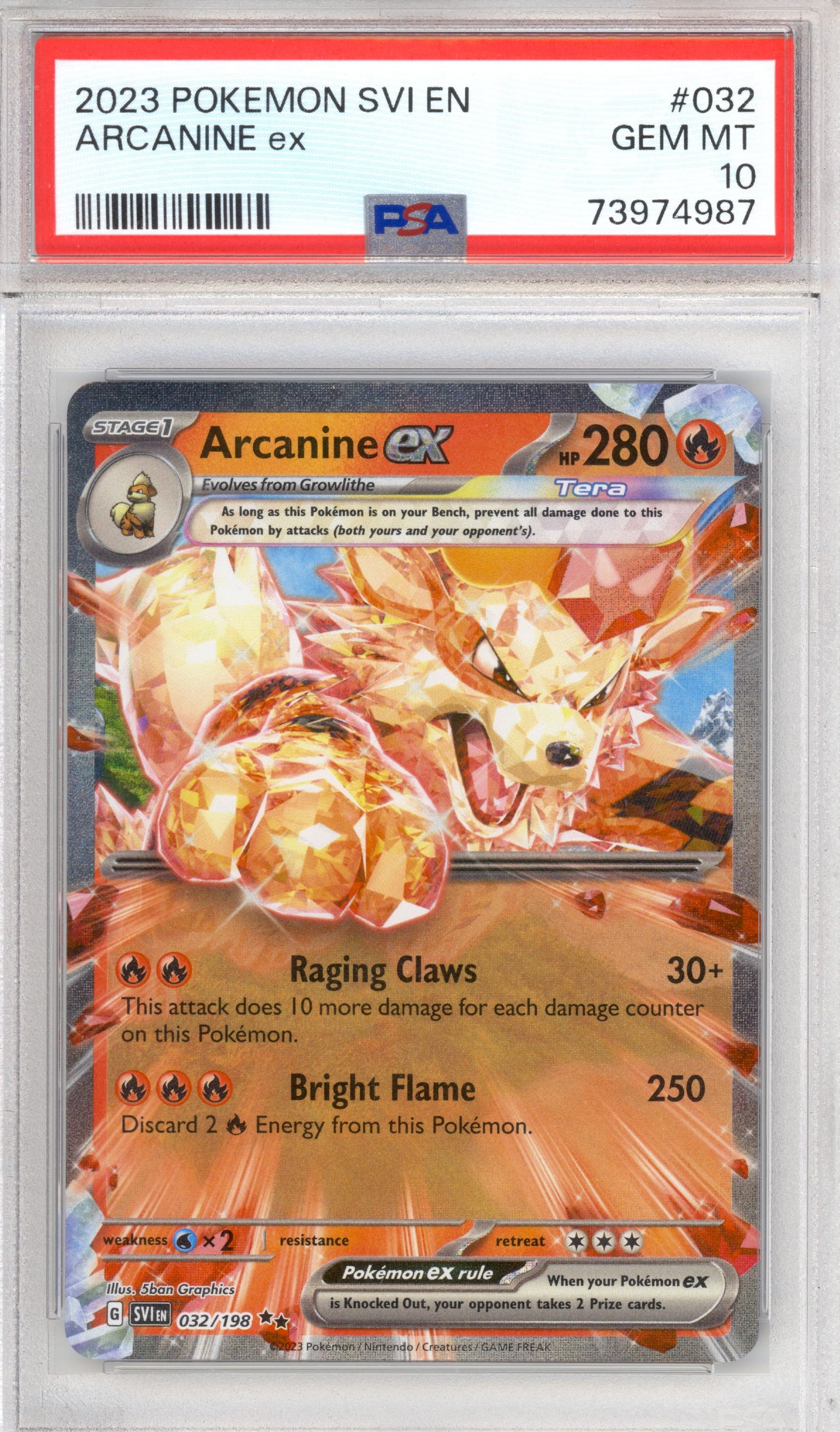 Arcanine ex 