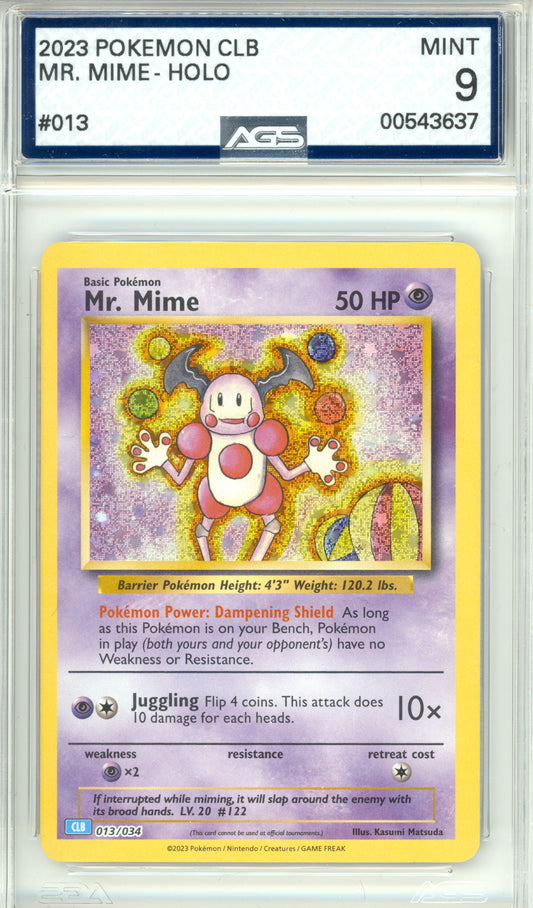 Mr. Mime #13 - Pokemon Japanese Classic: Blastoise