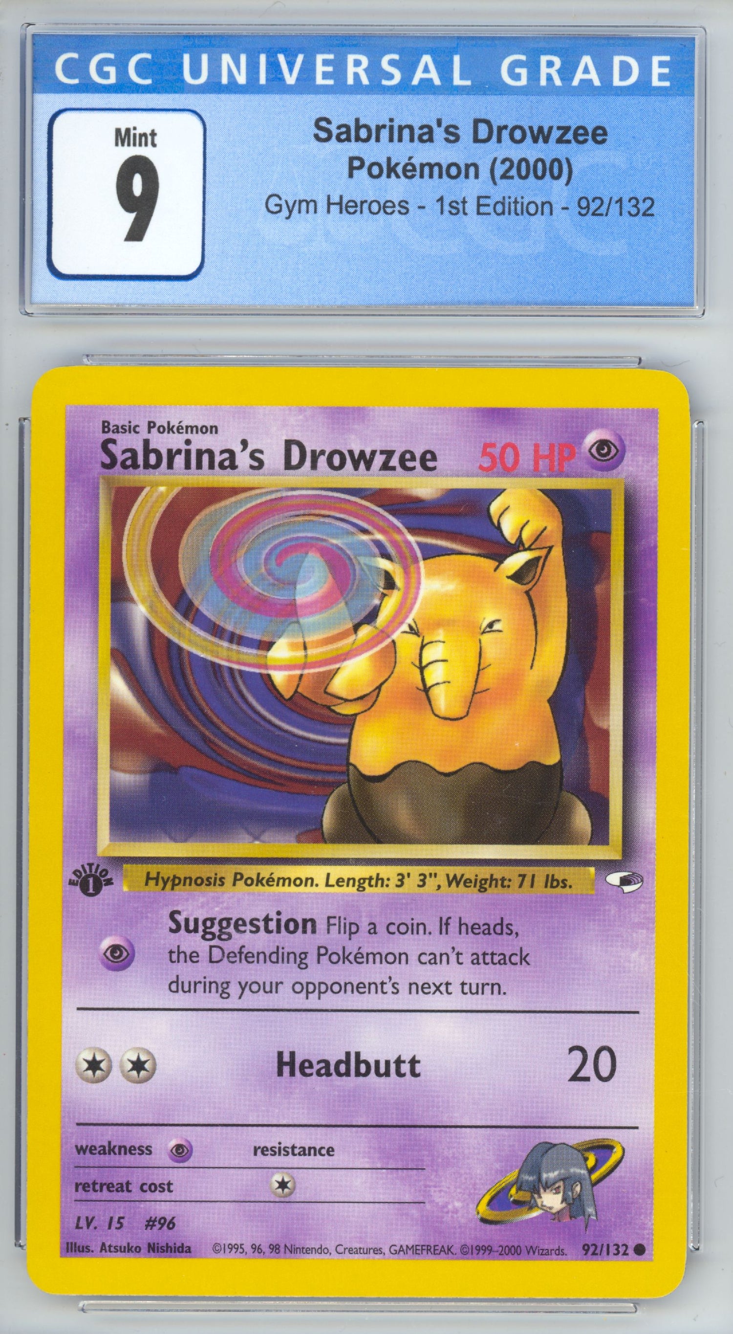 Sabrina's Drowzee [1st Edition] 