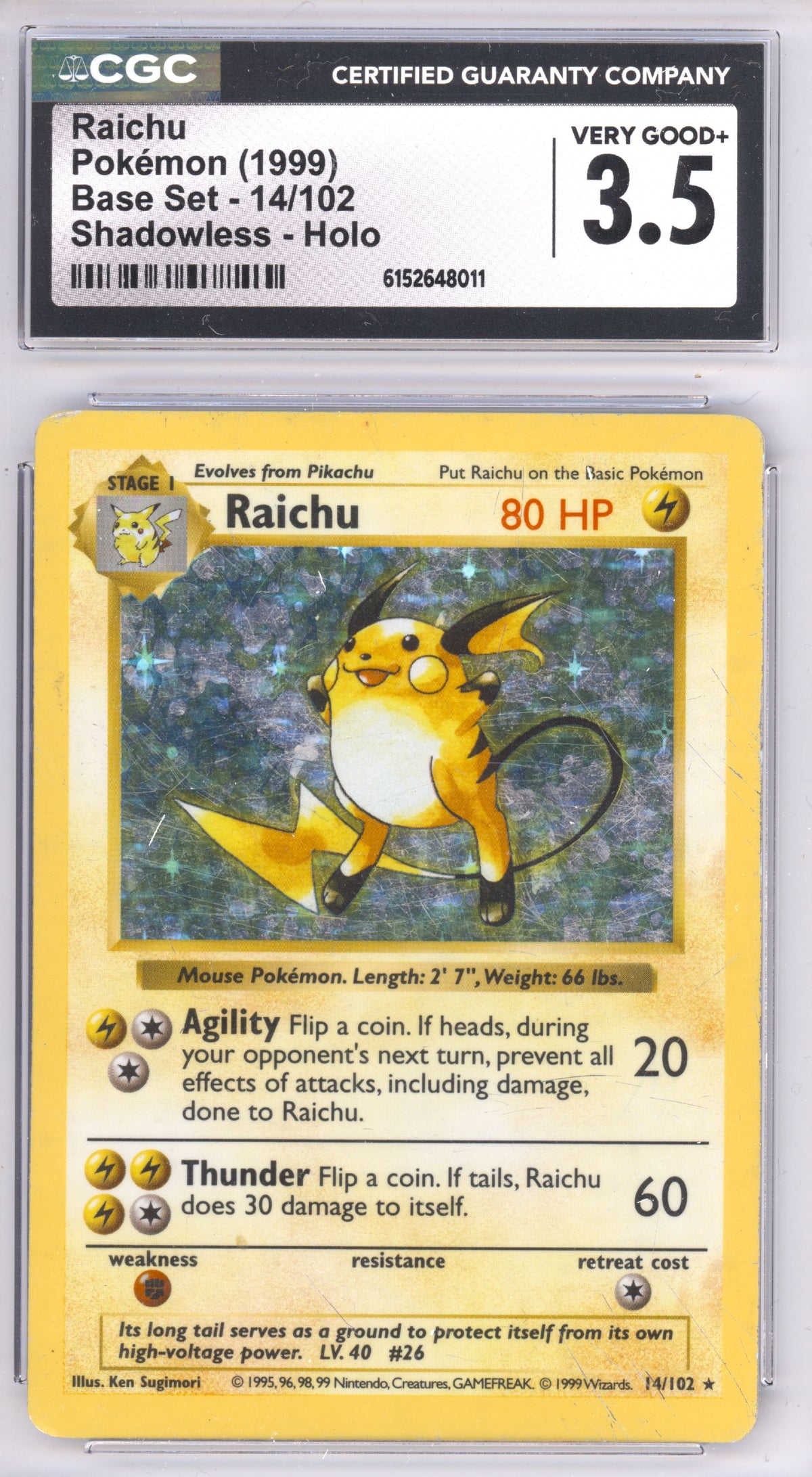 Raichu [Shadowless] 