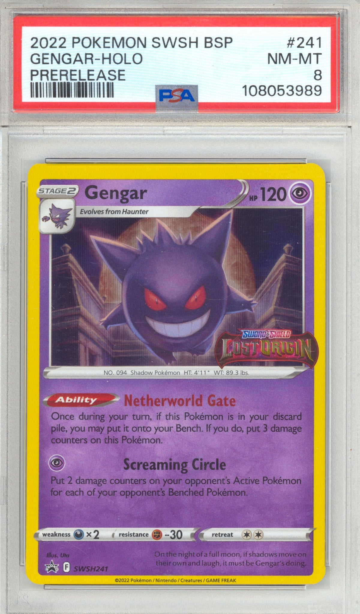 Gengar - Holofoil - SWSH Black Star Promos - Retro Island Gaming