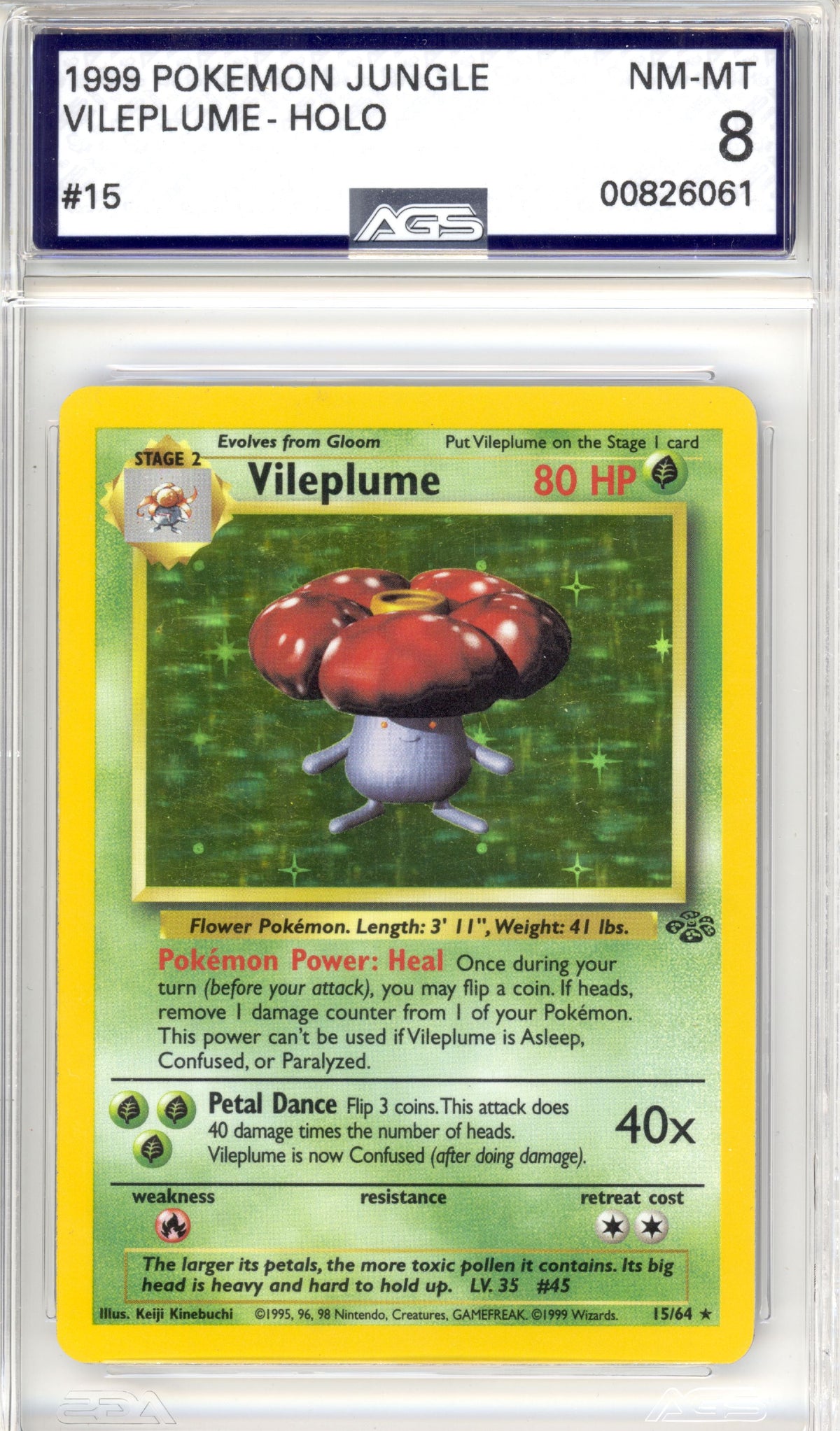 Vileplume - Unlimited Holofoil - Jungle - Retro Island Gaming