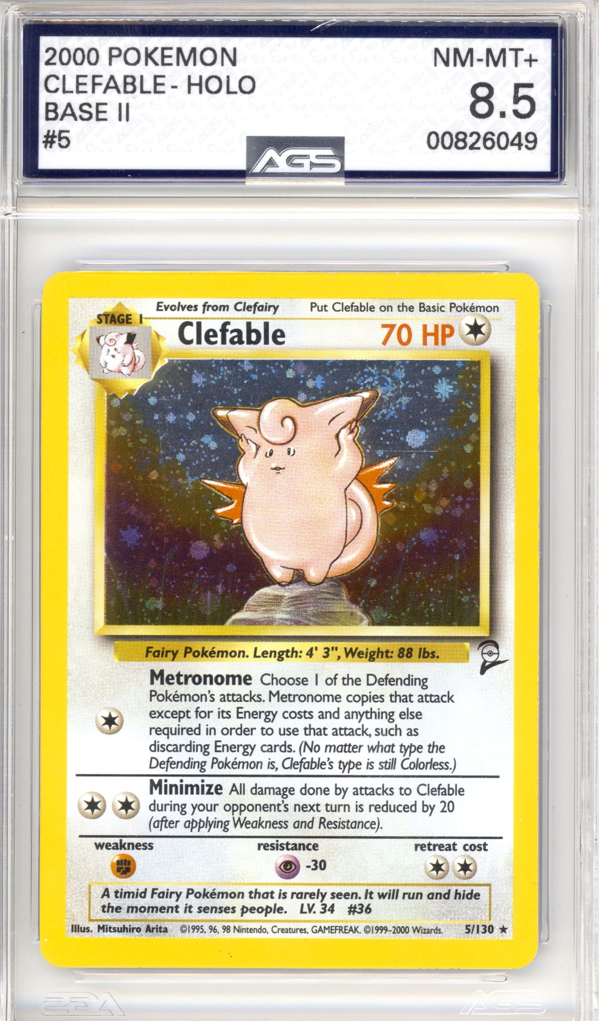 Clefable - Holofoil - Base Set 2