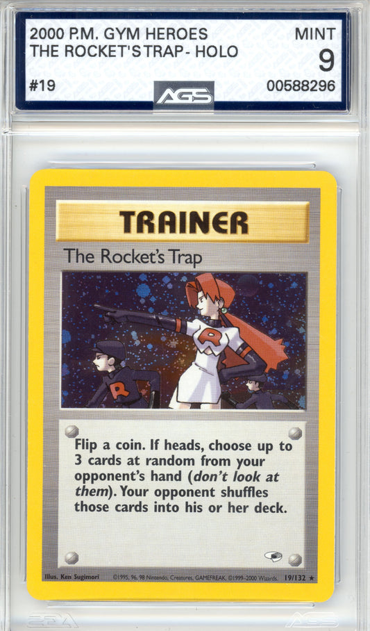 The Rocket's Trap - Unlimited Holofoil - Gym Heroes