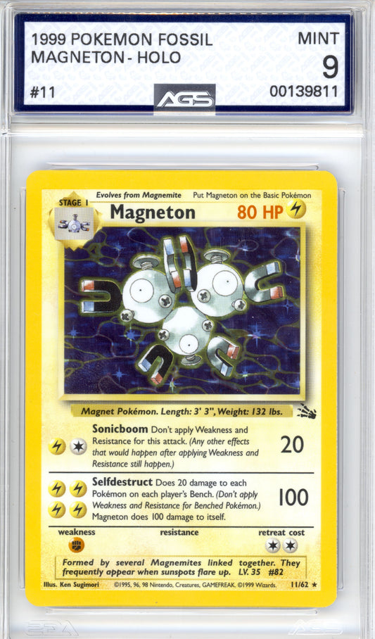 Magneton - Unlimited Holofoil - Fossil